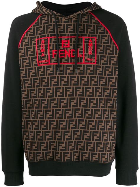 hoodie fendi roma|Fendi hoodie price.